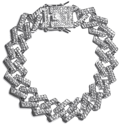Girlie Straight Cuban Bracelet - ModernGirlie