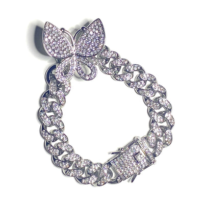Girlie Cuban Butterfly Bracelet - ModernGirlie