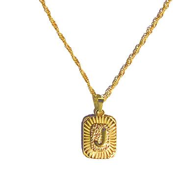 Girlie Initial Pendant Necklace - ModernGirlie